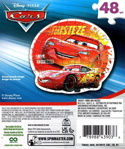 Disney Pixar Cars - 48 Shaped Puzzle Silhouette