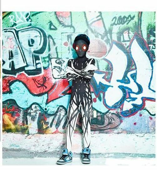 Morphsuits Official Zalgo Costume Urban Legend Kids Scary Halloween Large