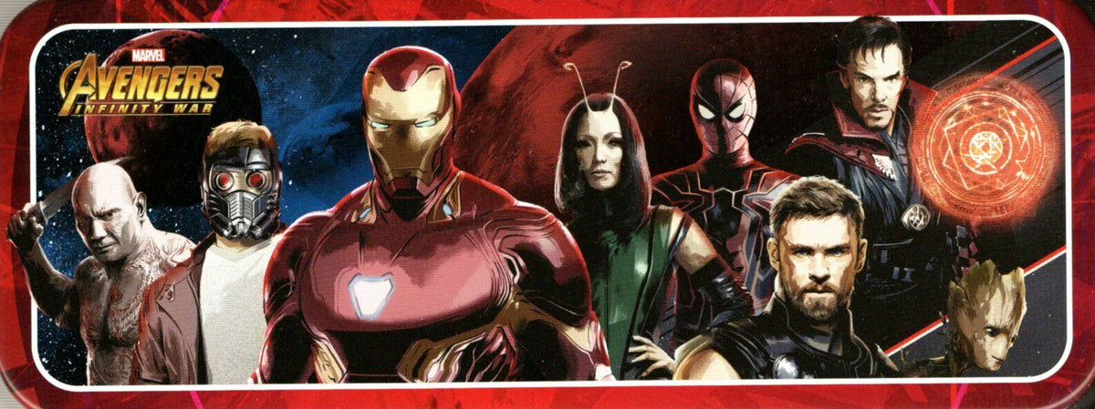 Marvel Avengers - Metal Tin Case Pencil Box Storage v2
