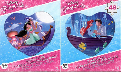 Disney Princess - 48 Pieces Jigsaw Puzzle - (Set of 2 Puzzles) - v4