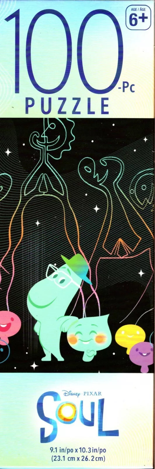 Disney Raya and The Last Dragon & Disney Pixar Soul - 100 Pieces Jigsaw Puzzle