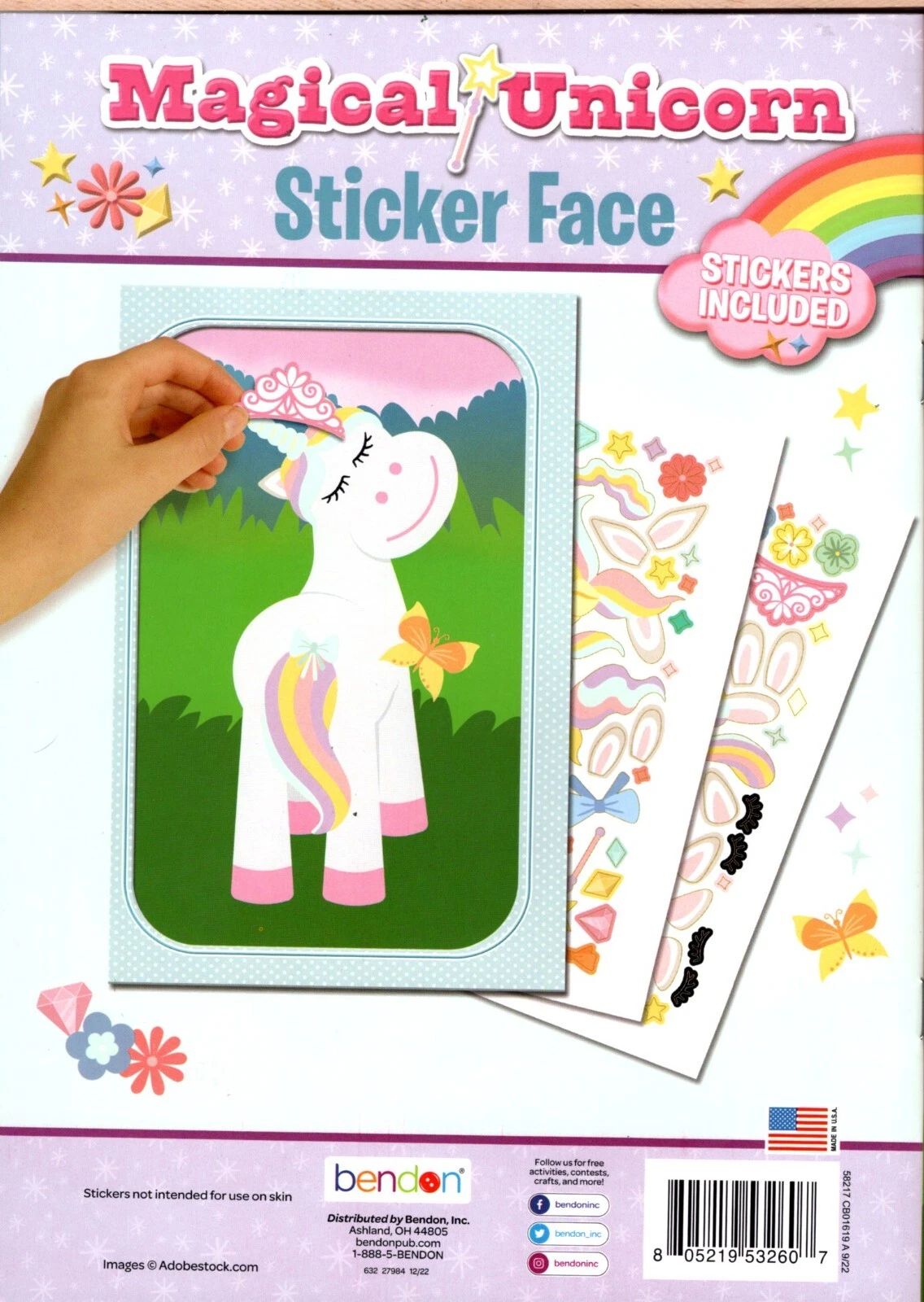 Silly Sweeties & Magical Unicorn Sticker Face - Sticker Activity Book (Set of 2)