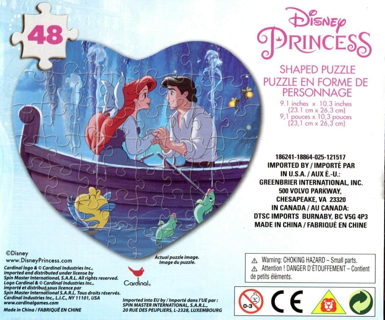 Disney Princess - 48 Pieces Jigsaw Puzzle - (Set of 2 Puzzles) - v4