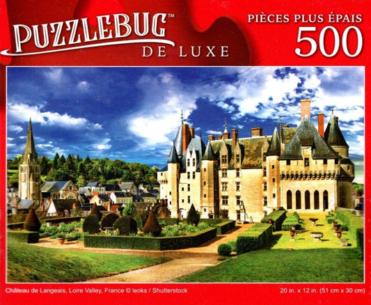 Chateau de Langeais, Loire Valley, France - 500 Pieces Deluxe Jigsaw Puzzle