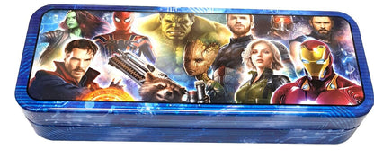 Marvel Avengers - Metal Tin Case Pencil Box Storage v3
