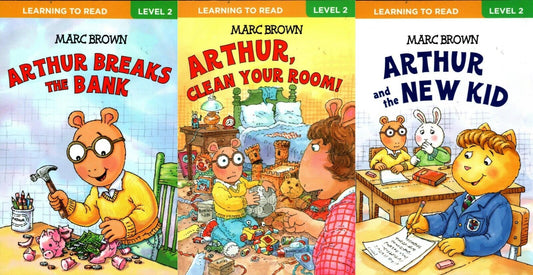 Level 2 - Arthur and the New Kid, Clean Your Room, Breaks the Bank Set