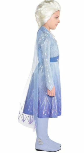 Party City Elsa Act 2 Halloween Costume for Girls, Frozen 2, Includes Dress
