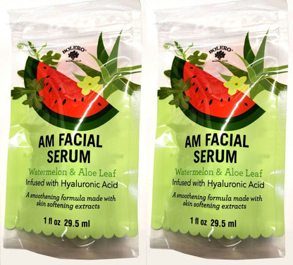 Bolero Am Facial Serum - Watermelon & Aloe Leaf 1fl oz, 29.5ml (Set of 2)