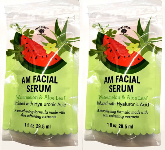 Bolero Am Facial Serum - Watermelon & Aloe Leaf 1fl oz, 29.5ml (Set of 2)