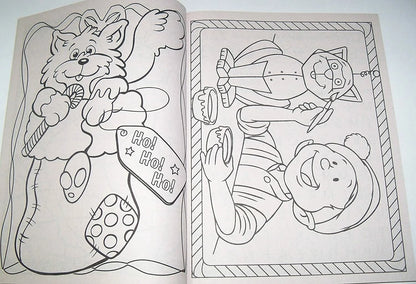 Christmas Activity Book - Happy Holidays & Giant Coloring 160 pages (Set of 2)