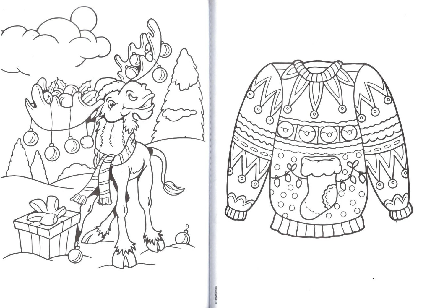 Colortivity Halloween & Christmas Activity Book ~ Pumpkin Pals & Jolly Surprise