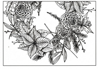 Christmas Holiday - Winter Wonderland & Hello Winter - Coloring Books for Adults