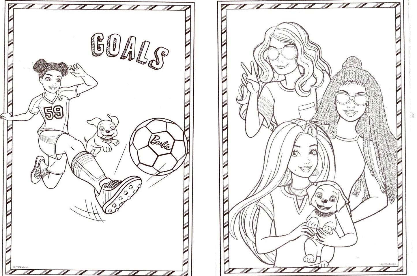 Barbie - Jumbo Coloring & Activity Book (Set of 2 Books)