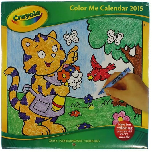Crayola - Color Me - 2015 12 Month Wall Calendar 10x10