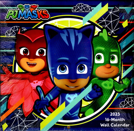 PJ Masks - 16 Month 2023 Wall Calendar