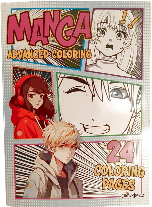 Fun Filled Coloring All Ages Advanced Coloring Manga Style. Book (Copy)