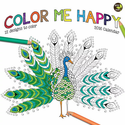 2016 Color Me Happy Wall Calendar