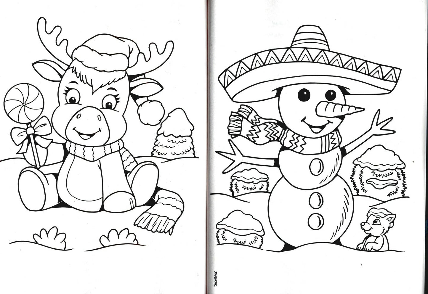 Colortivity - Christmas Holiday - Coloring Book ~ Frosty Fun! & FA-La-La-La Set