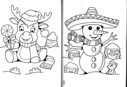 Colortivity - Christmas Holiday - Coloring Book ~ Frosty Fun! & FA-La-La-La Set