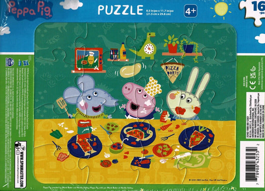 Peppa Pig - 16 Pieces Jigsaw Puzzle