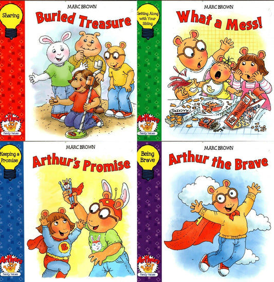 Arthur's Family Values - Arthur The Brave, Promise, What a Mess, Buried Treasure