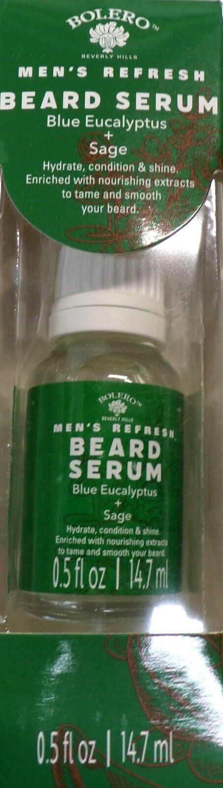 Men`s Refresh Beard Serum - Blue Eucalyptus & Saga 0.5fl oz (14.7ml)