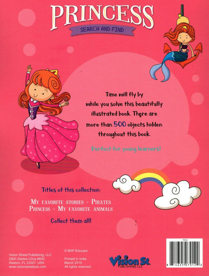Princess - Search and Find Book - Over 500 things to Find