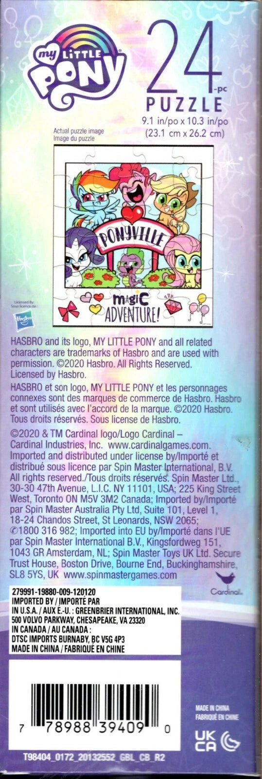 My Little Pony & Blue`s Clues & you! - 24 Piece Tower Jigsaw Puzzle (Set of 2)