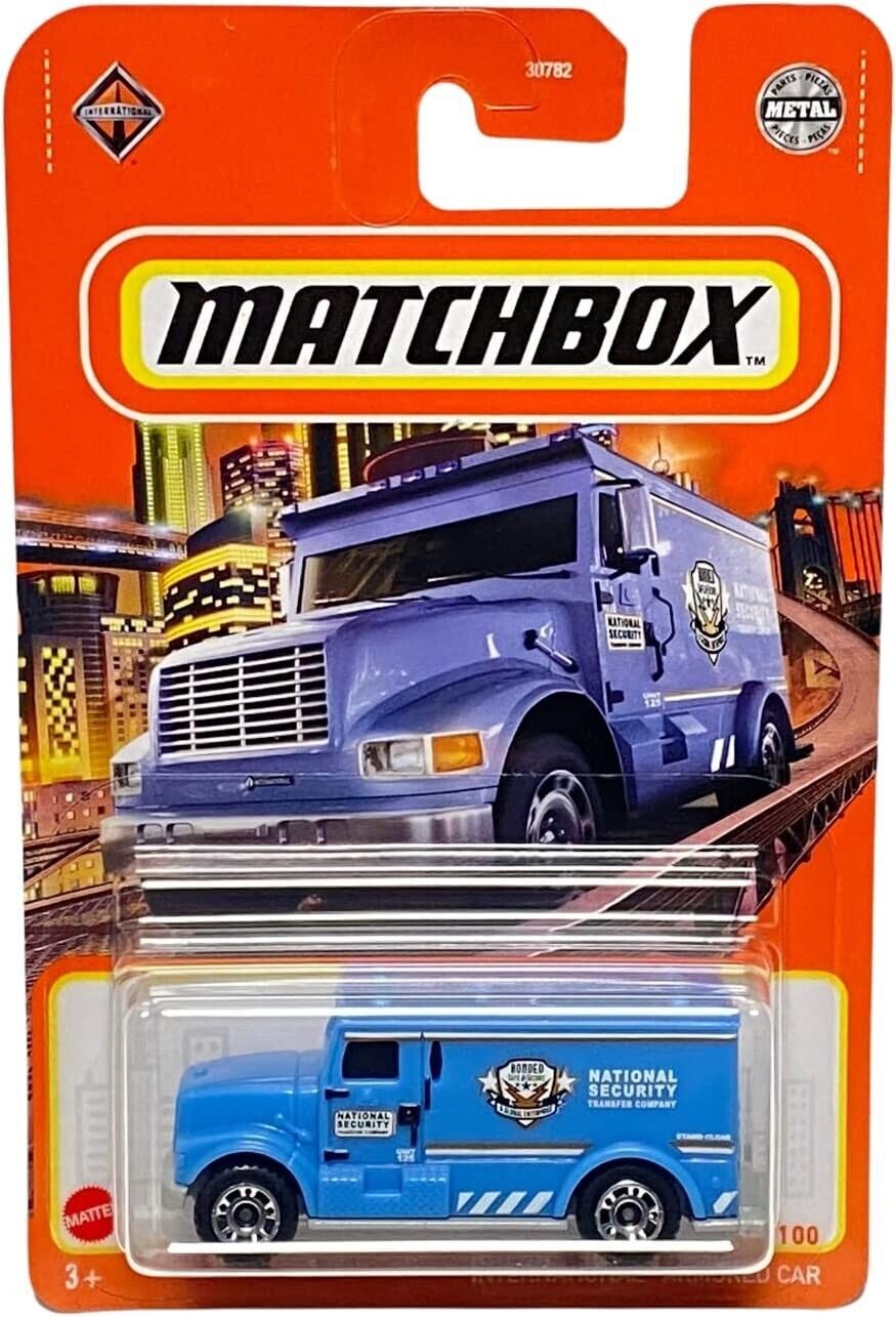 MBX Matchbox International Armored Car 80/100 (Blue)
