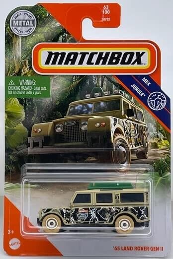 Matchbox '65 Land-Rover Gen II, MBX Jungle 63/100 (Camouflage)