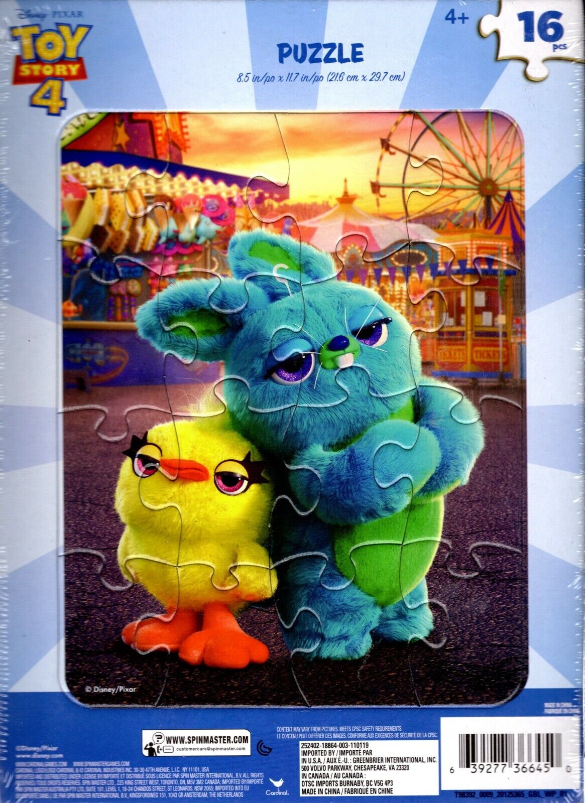 Toy Story 4 - 16 Pieces Jigsaw Puzzle (set of 2)