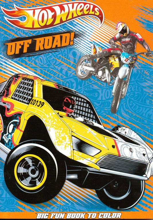 Hot Wheels Big Fun Book to Color ~ Off Road