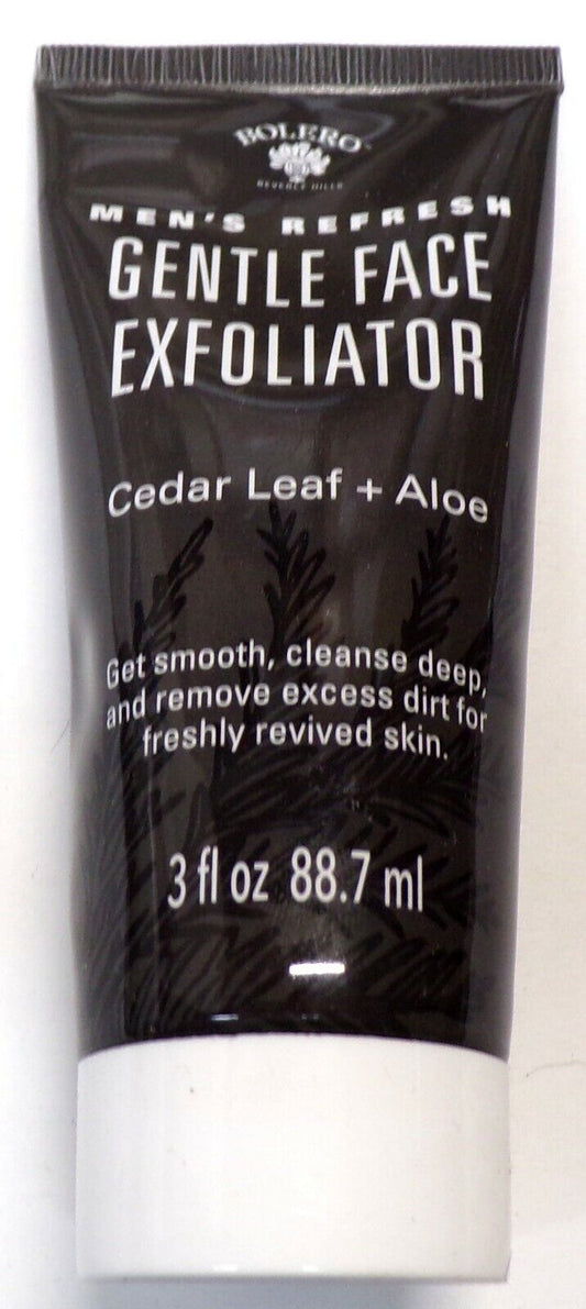 Men`s Refresh Gentle Face Exfoliator - Cedar Leaf & Aloe 3fl oz (88.7ml)