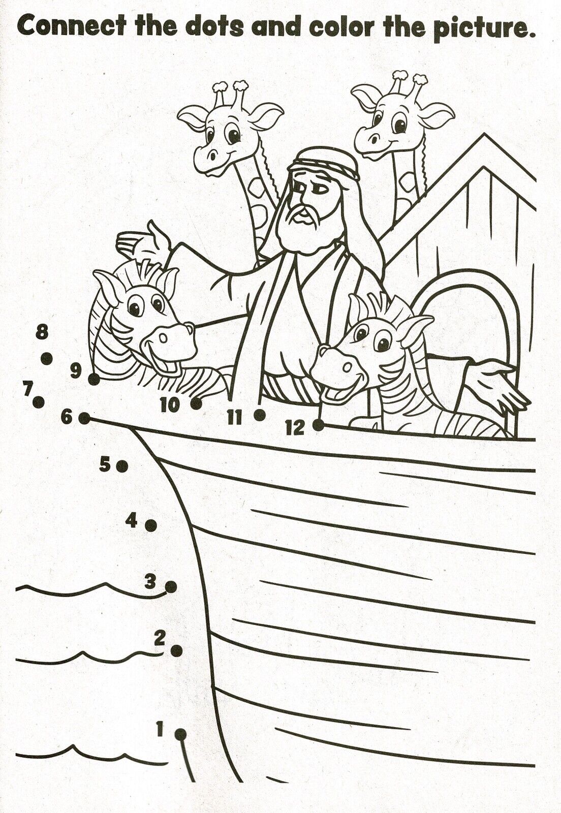 Noah`s Ark - Coloring and Activity Book