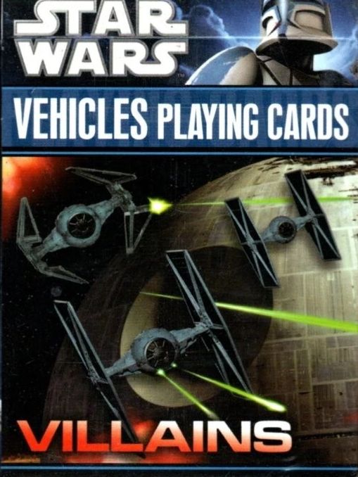 Star Wars Vehicles Playing Cards Villains (Set of 2)