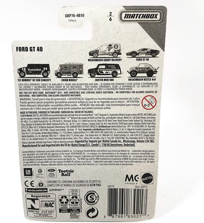 Matchbox Limited Candy Series Yellow Sugar Daddy Ford GT-40 1/64 S Scale Car