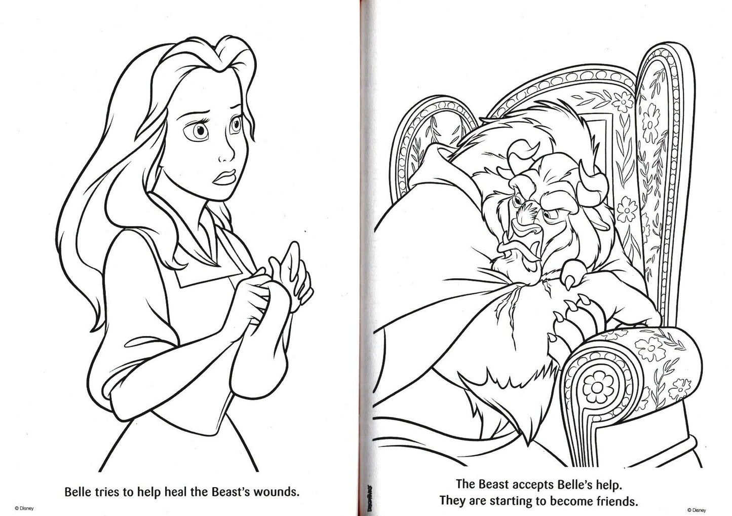 The Princess and the Frog & Beauty and the Beast - Coloring & Activity Book v2