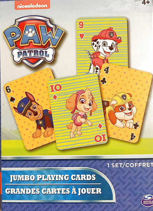 Nickelodeon PAW Patrol - Jumbo Playing Cards - Classic card games