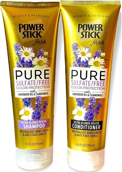 Pure Sulfate Free Ultra Blonde Revive Shampoo & Conditioner 6.5 oz (Set of 2)
