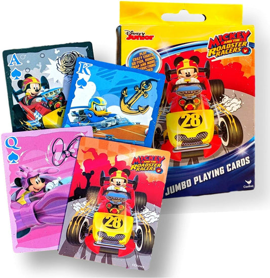 Disney Jumbo Card Games for Kids (Mickey Roadster Racers Jumbo Playing Cards)