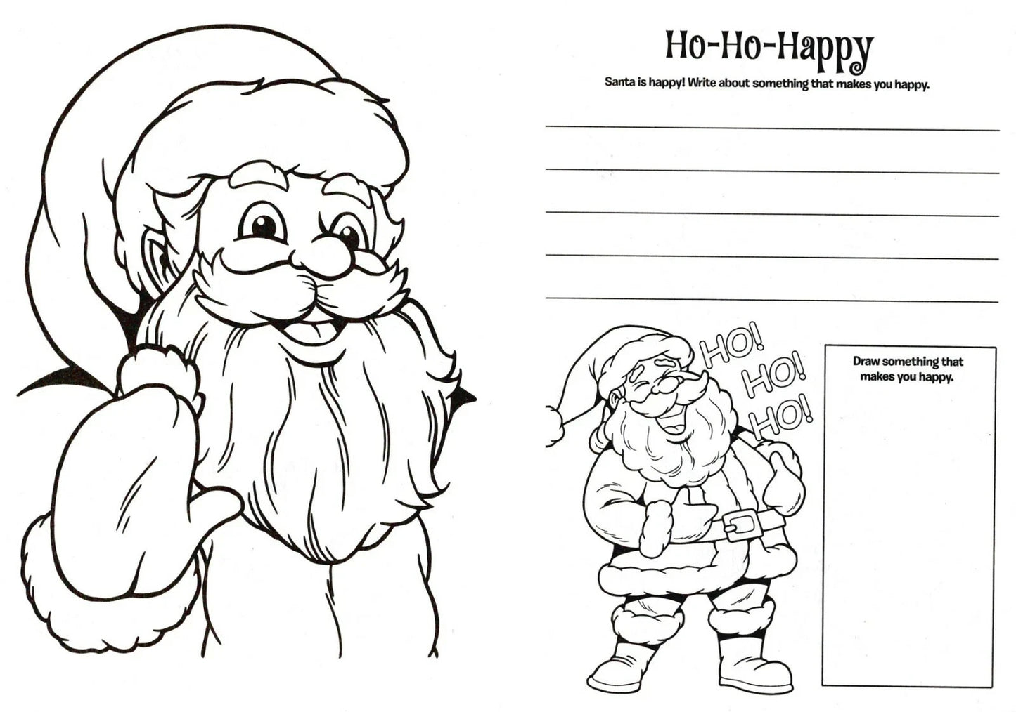 Christmas Holiday - Coloring Book ~ Fleece Navidad & Jingle All The Way
