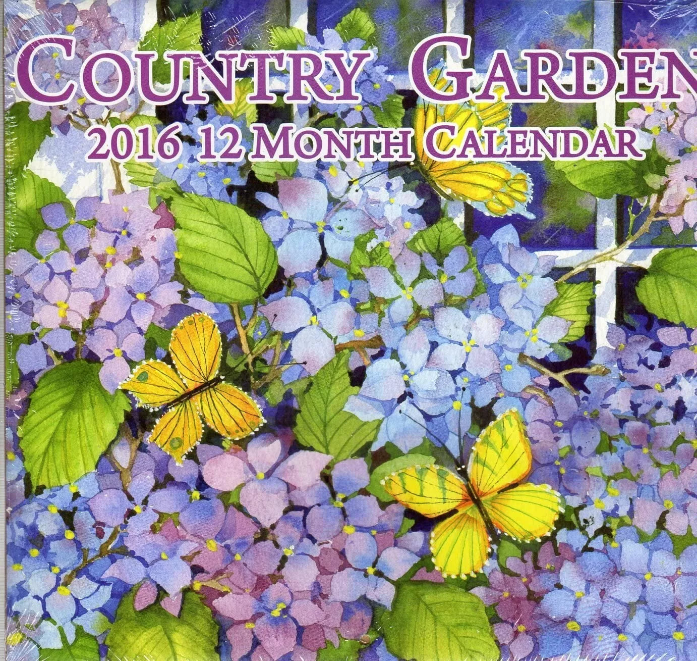 Countrry Garden 2016 12 Month Wall Calendar
