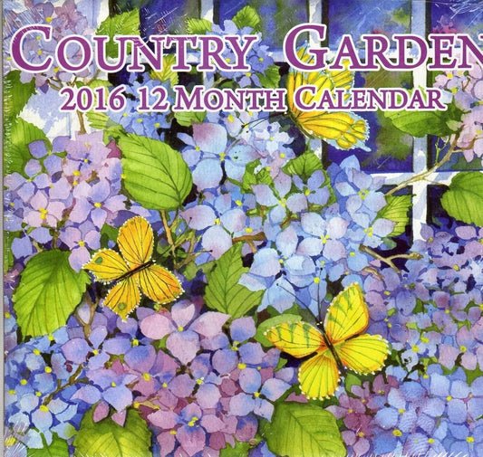 Countrry Garden 2016 12 Month Wall Calendar