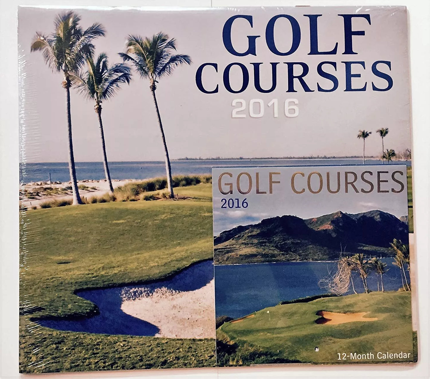 Golf Courses 2016 12 Month Calendar with Miniature Calendar by Greenbrier