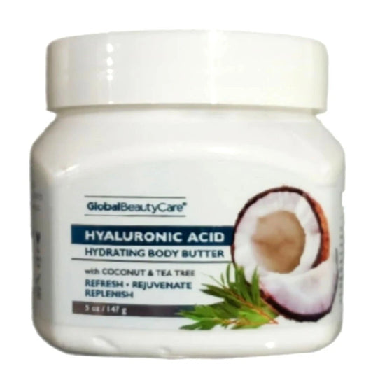 Global Beauty Hyaluronic Acid Hydrating Body Butter - Coconut & Tea Tree
