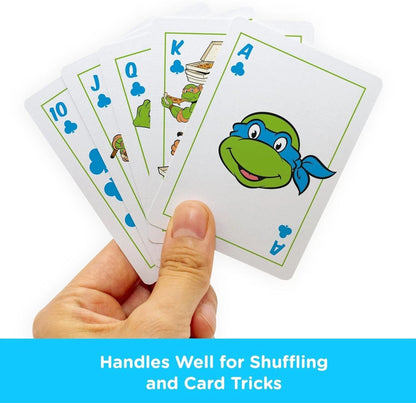 AQUARIUS Teenage Mutant Ninja Turtles Pizza & Jurassic World - Playing Cards