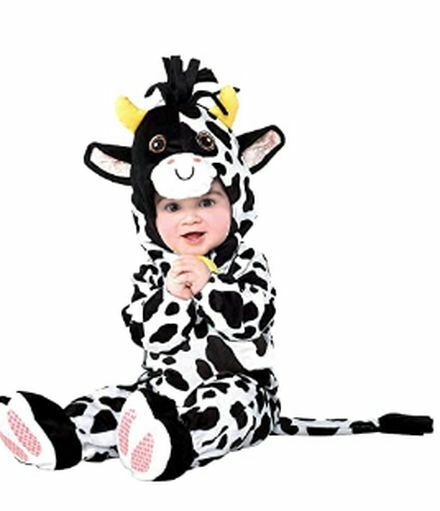 Baby Mini Moo Costume‑ 6‑12 Months, Multicolored
