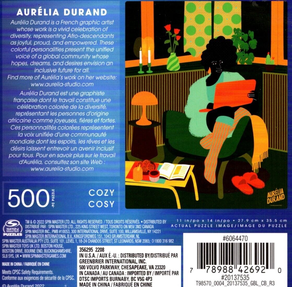500 Pc Puzzle - Artist Spotlight Series - Aurelia Durand - Cozy