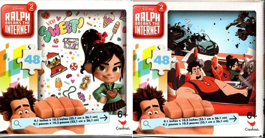 Disney Ralph Breaks The Internet - 48 Pieces Jigsaw Puzzle (Set of 2) - v2