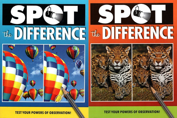 Spot the Difference - Picture Puzzles Book (Set of 2 Book) - v1 ...